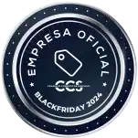 Sello de empresa oficial de la Cámara de Comercio de Santiago para el Black Friday 2024