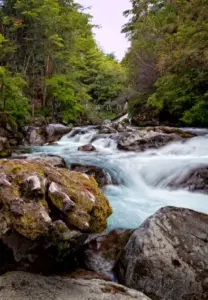 Aguas calientes rio
